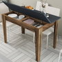 Hanah Home Kiev 504 - Mesa de cocina Nogal y Antracita